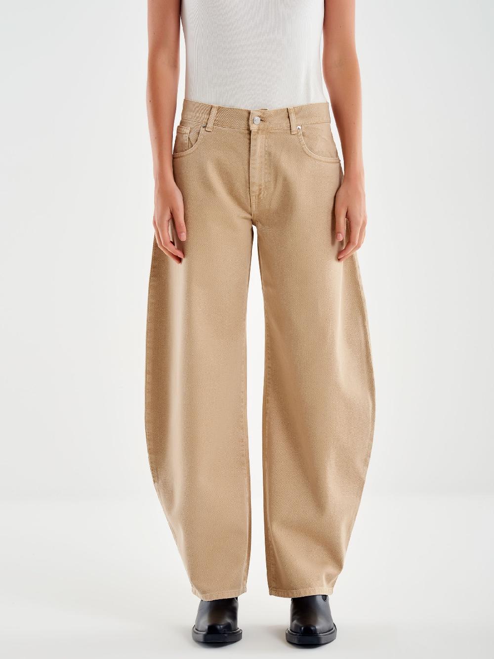 Vicolo Jeans Denise Ampio Beige Beige Sconto