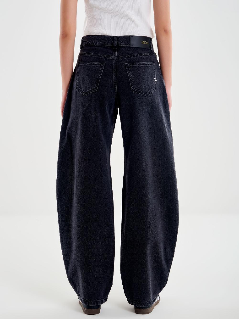 Vicolo Jeans Denise Ampio Grigio Offerta temporanea