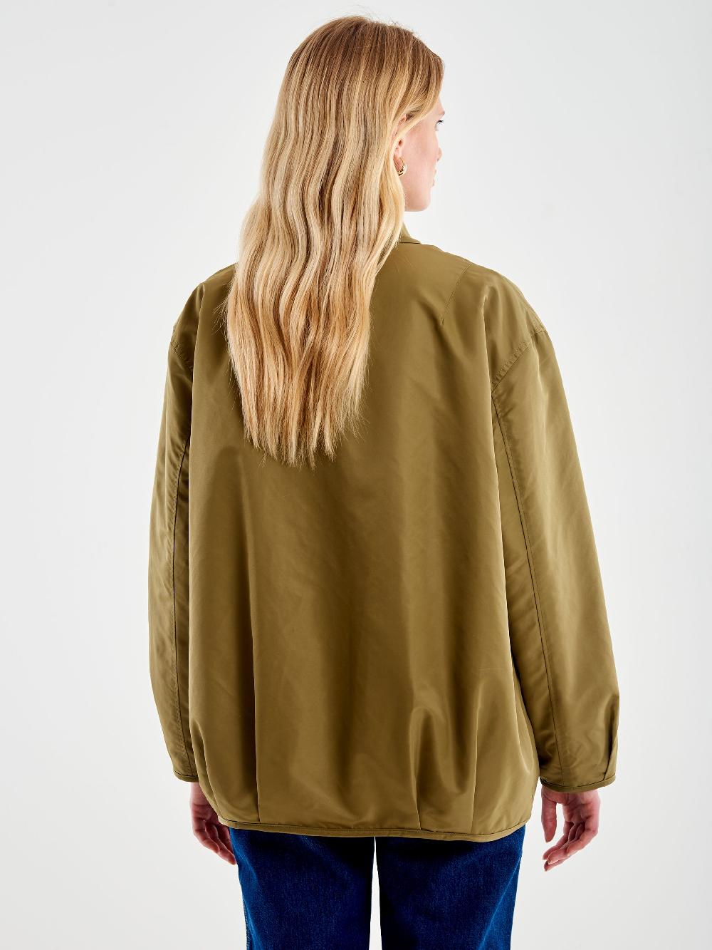 Vicolo Bomber Oversized Double Face Militare In Vendita