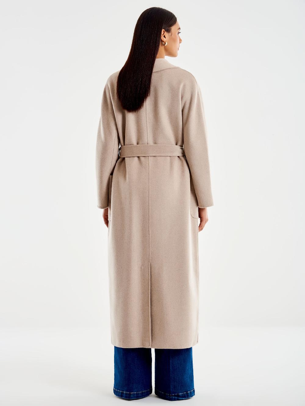 Vicolo Cappotto con Cintura Lungo Beige Hotsell