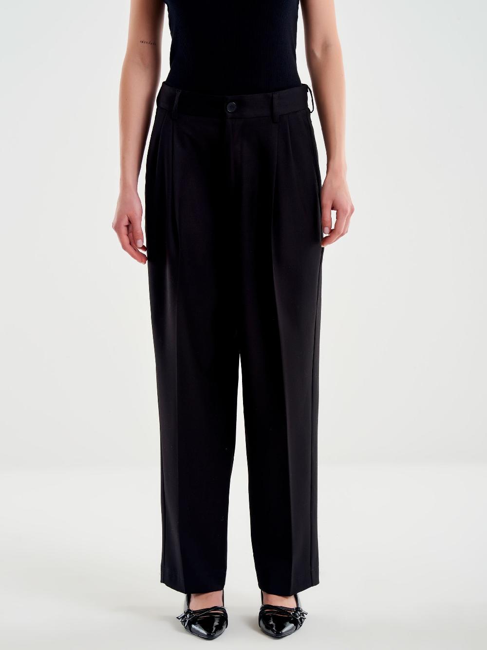 Vicolo Pantalone Maschile Nero Sottocosto