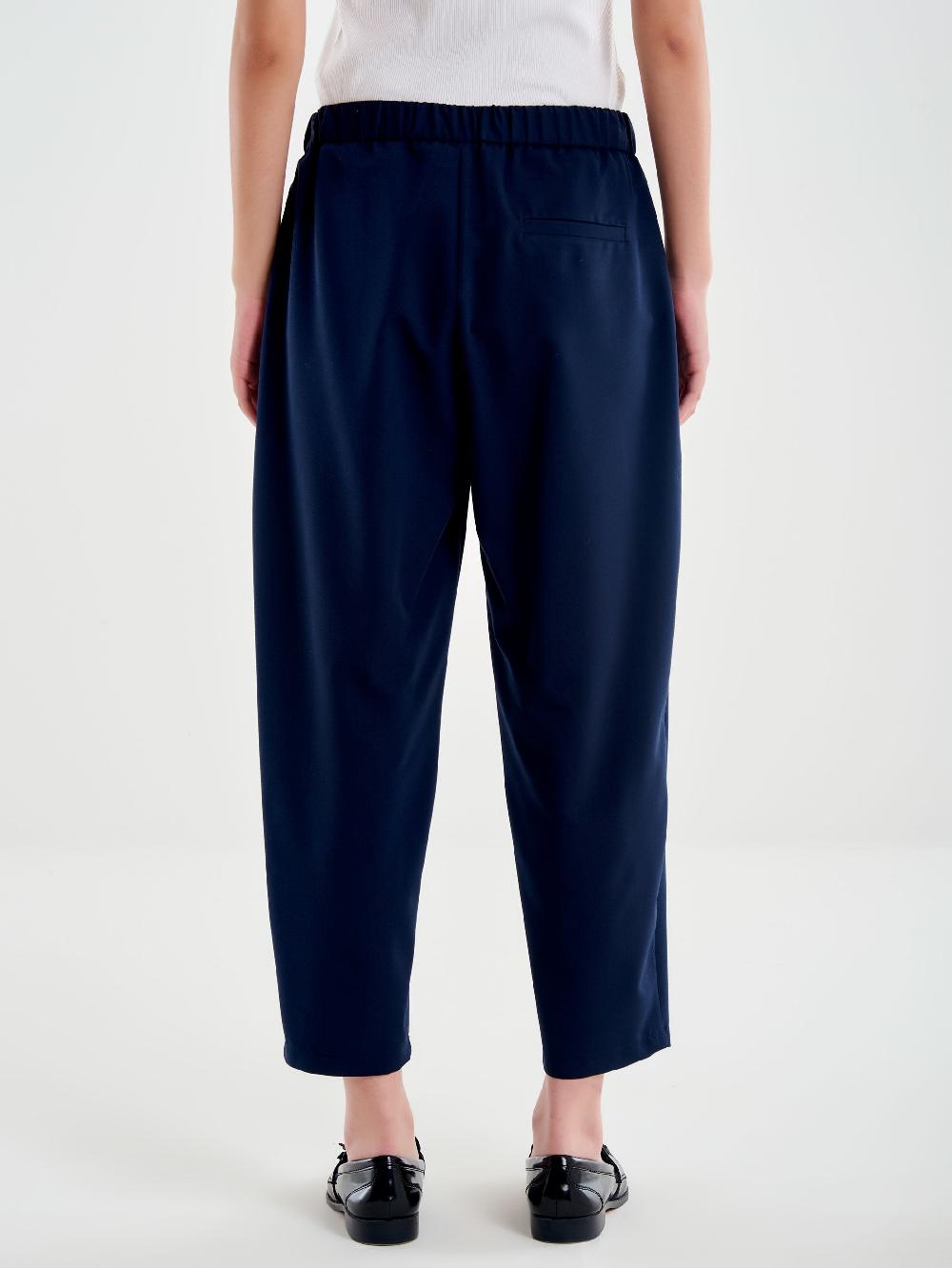 Vicolo Pantalone Carrot Fit Blu Sconto