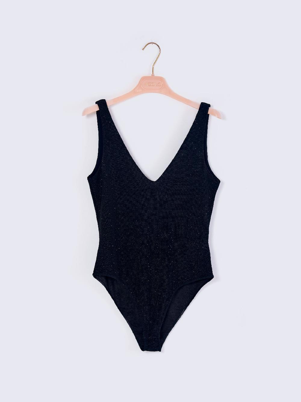Vicolo Body con StrassNero Pezzi Unici