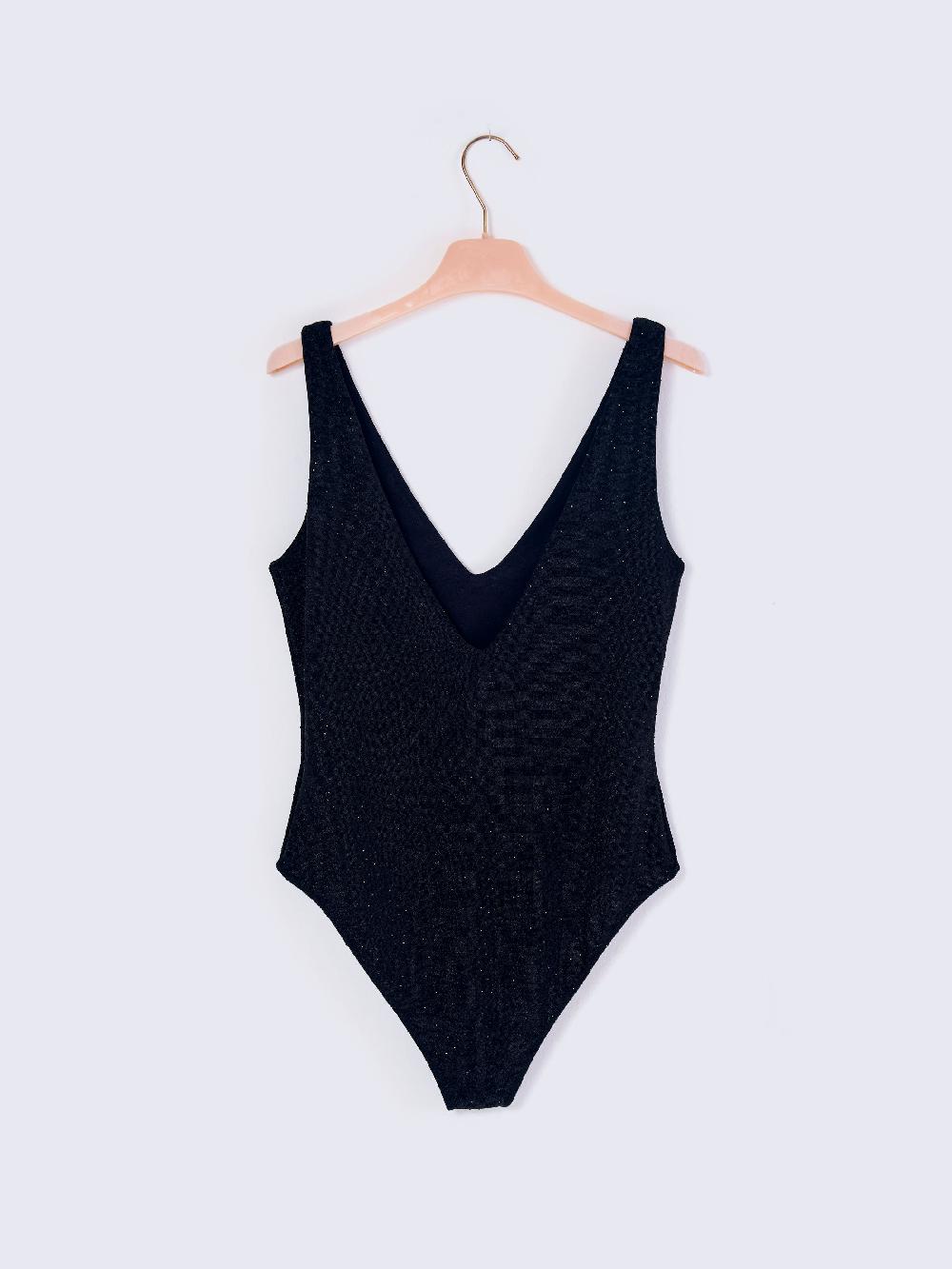 Vicolo Body con StrassNero Pezzi Unici