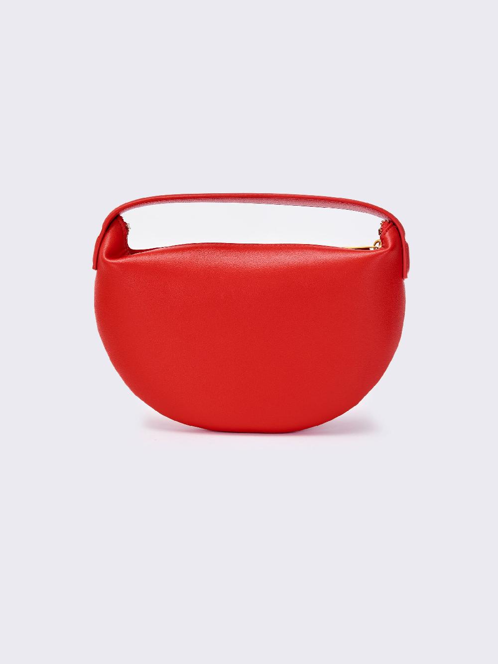 Vicolo Borsa Croissant Rossa Outlet