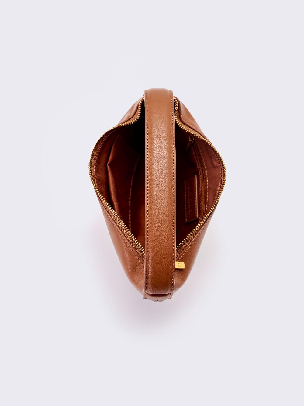 Vicolo Borsa Croissant Cammello Offerte
