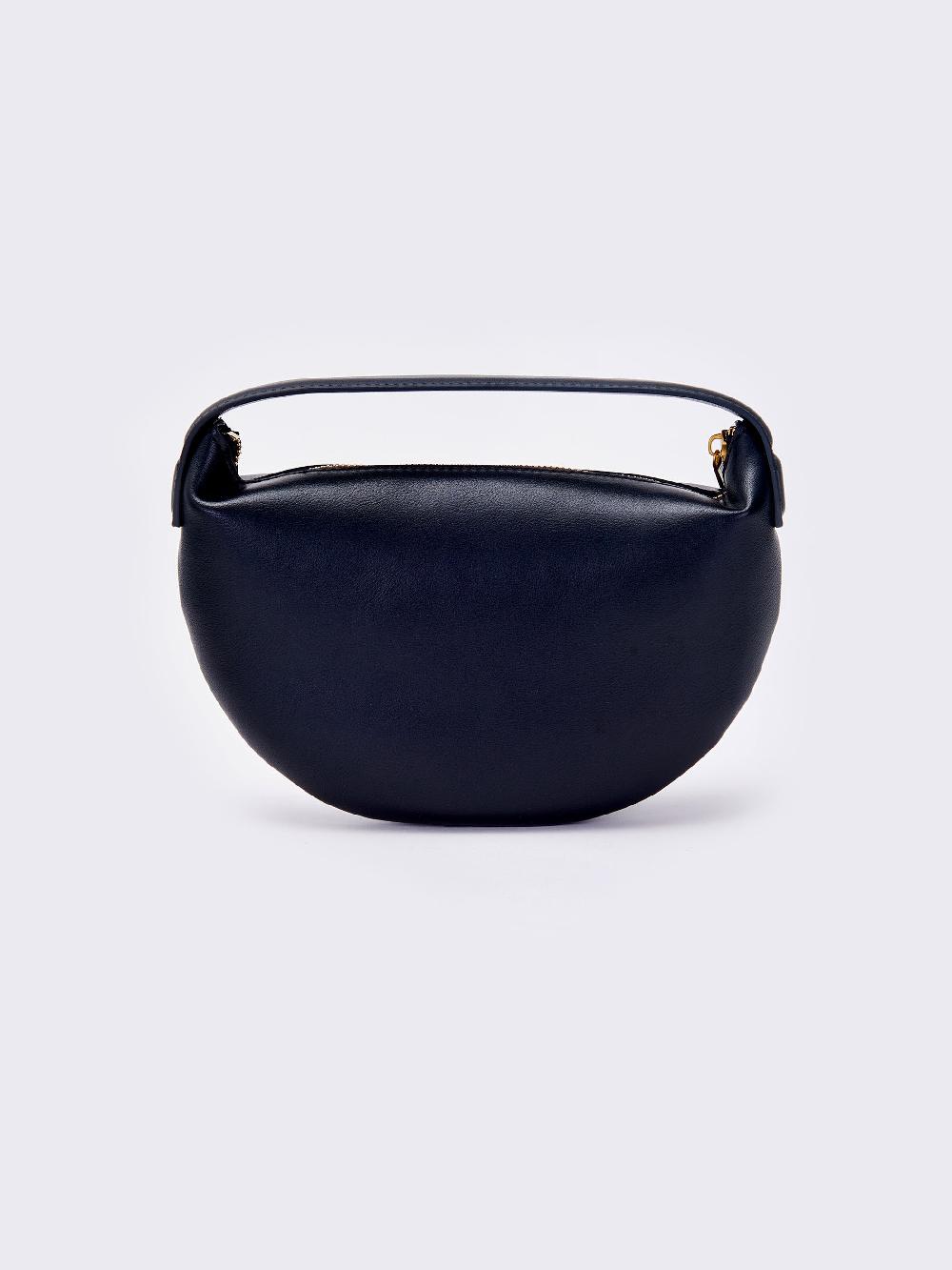 Vicolo Borsa Croissant Nero Vendita Calda