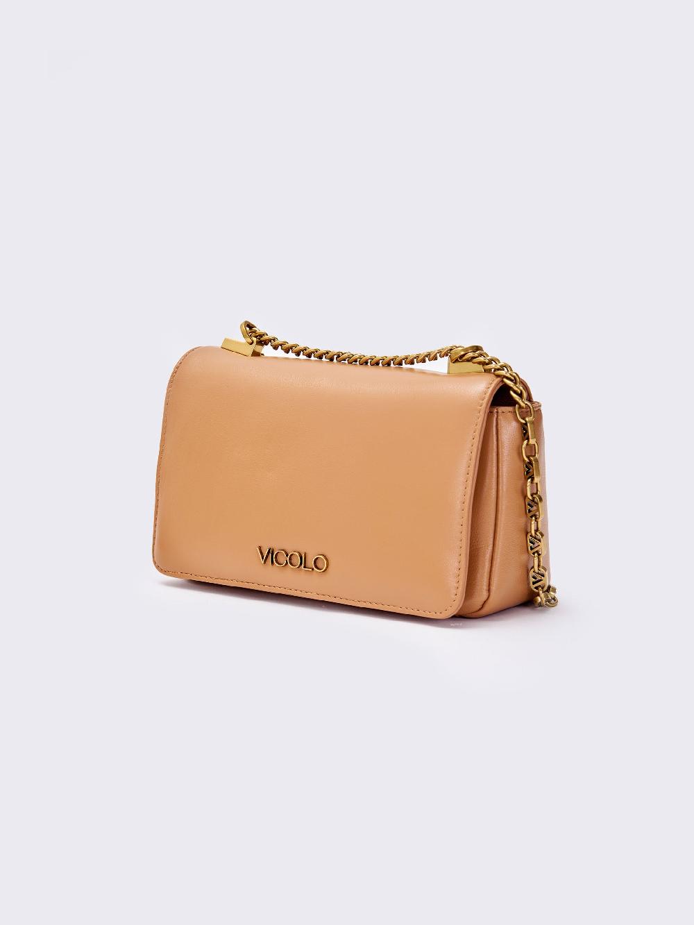 Vicolo Borsa Treasure Cammello Promozione