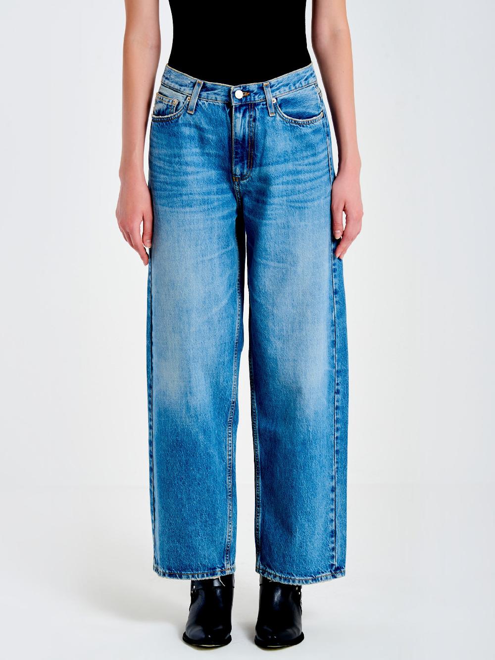 Vicolo Jeans Xenobia Ampio Blu Spedizione Gratuita