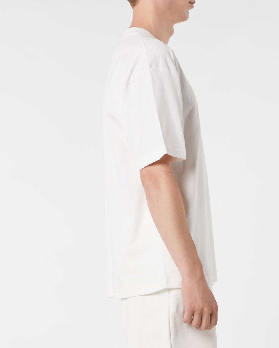 Vision Of Super OFF WHITE T-SHIRT WITH EMBROIDERED FLAMING HEART Saldi Di Fabbrica