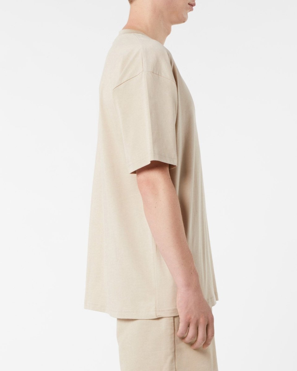 Vision Of Super LIGHT BROWN T-SHIRT WITH EMBROIDERED FLAMING HEART I Più Venduti
