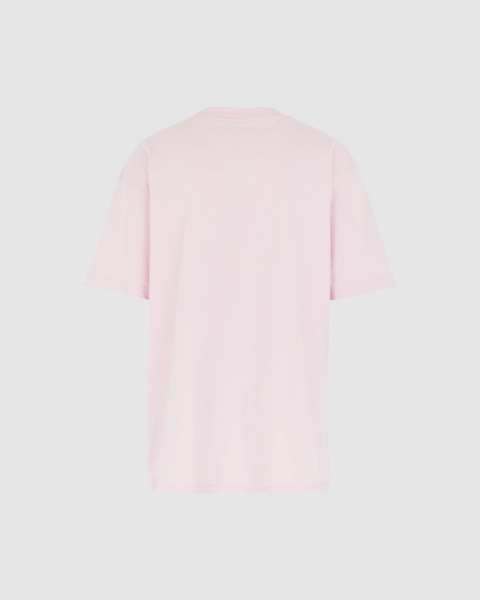 Vision Of Super PINK T-SHIRT WITH EMBROIDERED FLAMING HEART Pezzi Unici
