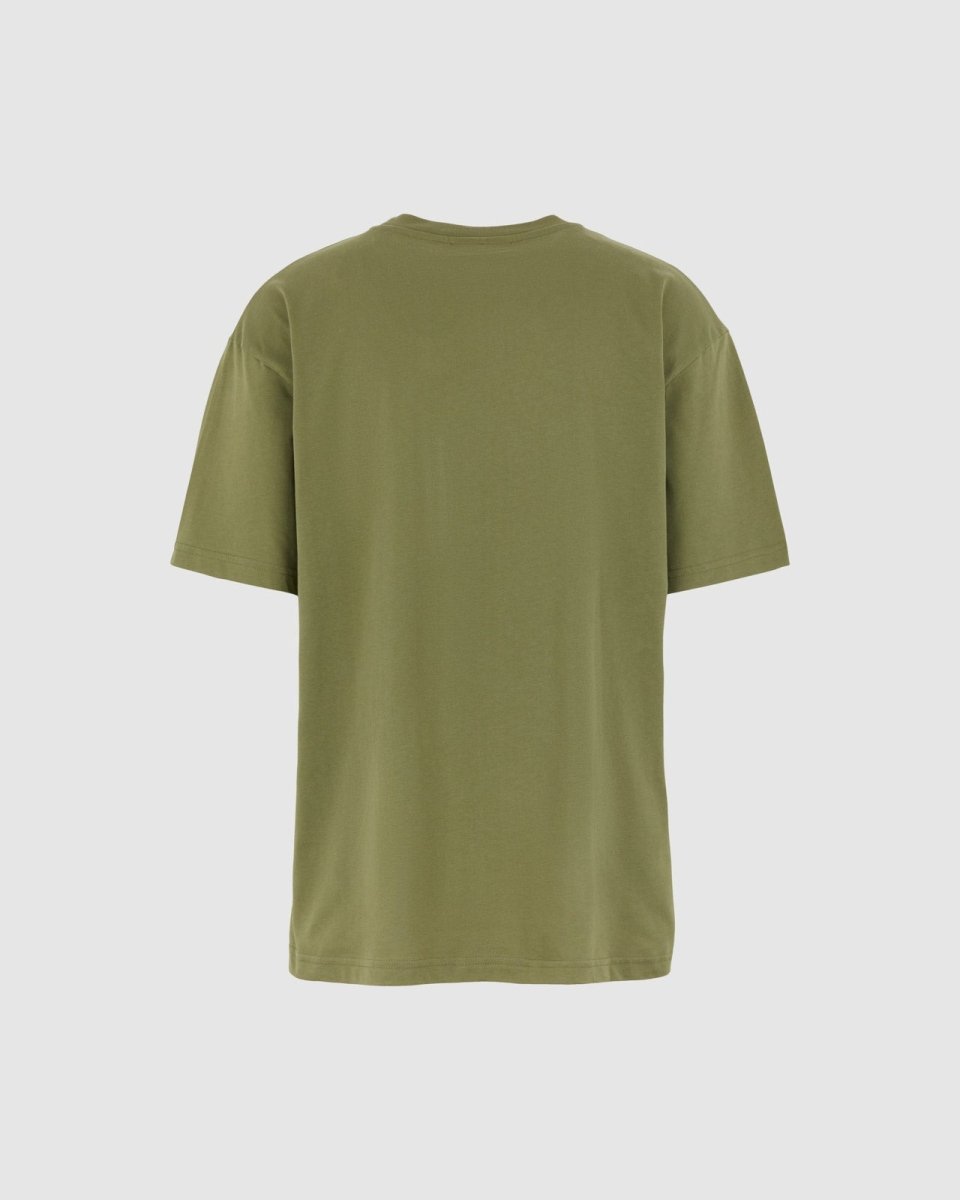 Vision Of Super GREEN T-SHIRT WITH EMBROIDERED FLAMING HEART Fino Al -60%