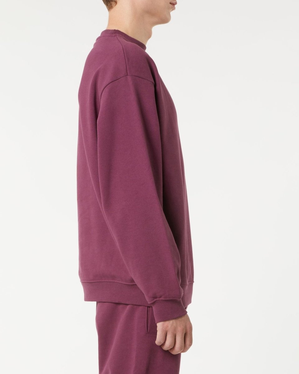Vision Of Super GRAPE WINE CREWNECK WITH EMBROIDERED LOGO Acquista Ora