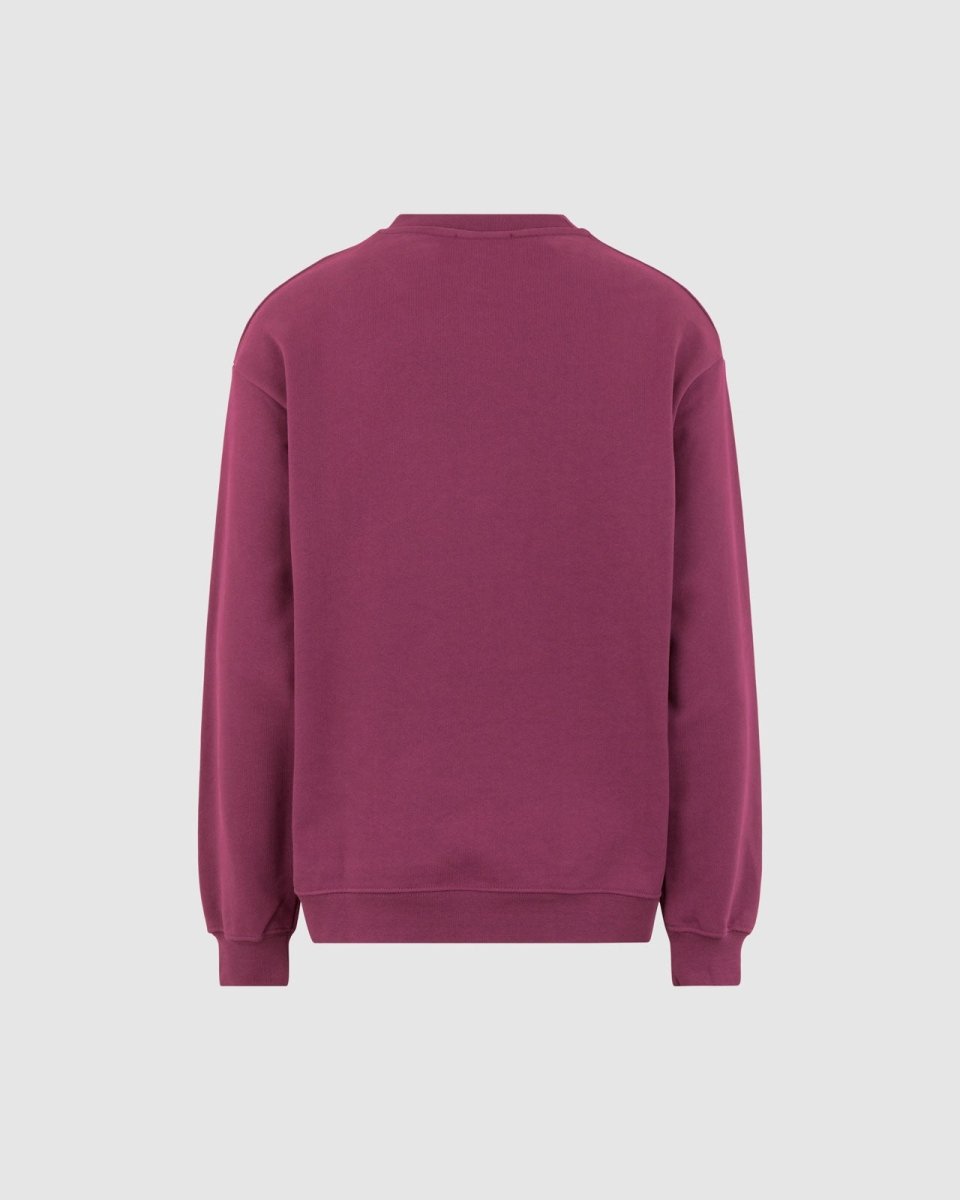 Vision Of Super GRAPE WINE CREWNECK WITH EMBROIDERED LOGO Acquista Ora