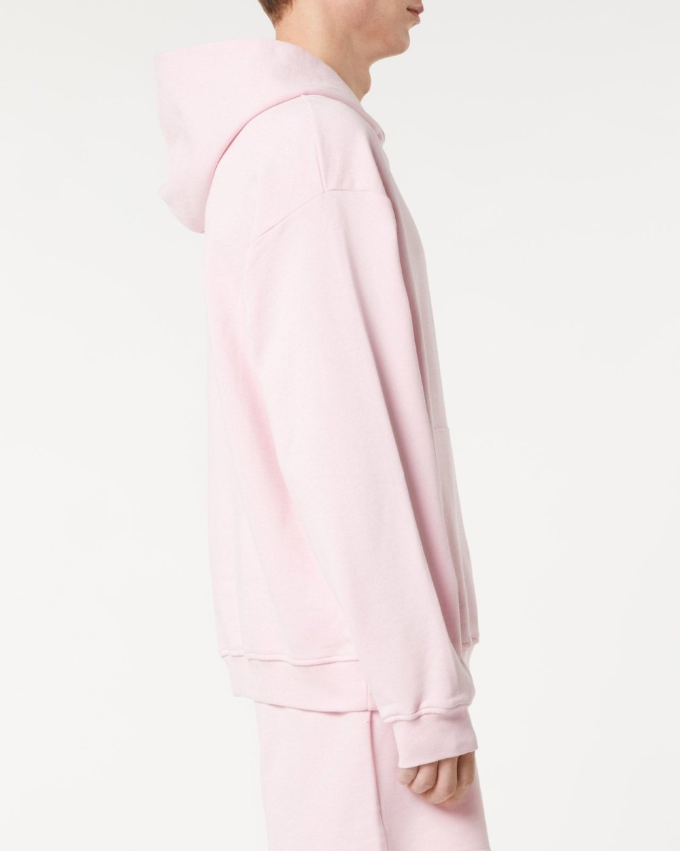 Vision Of Super PINK HOODIE WITH EMBROIDERED FLAMING HEART Promozione Limitata