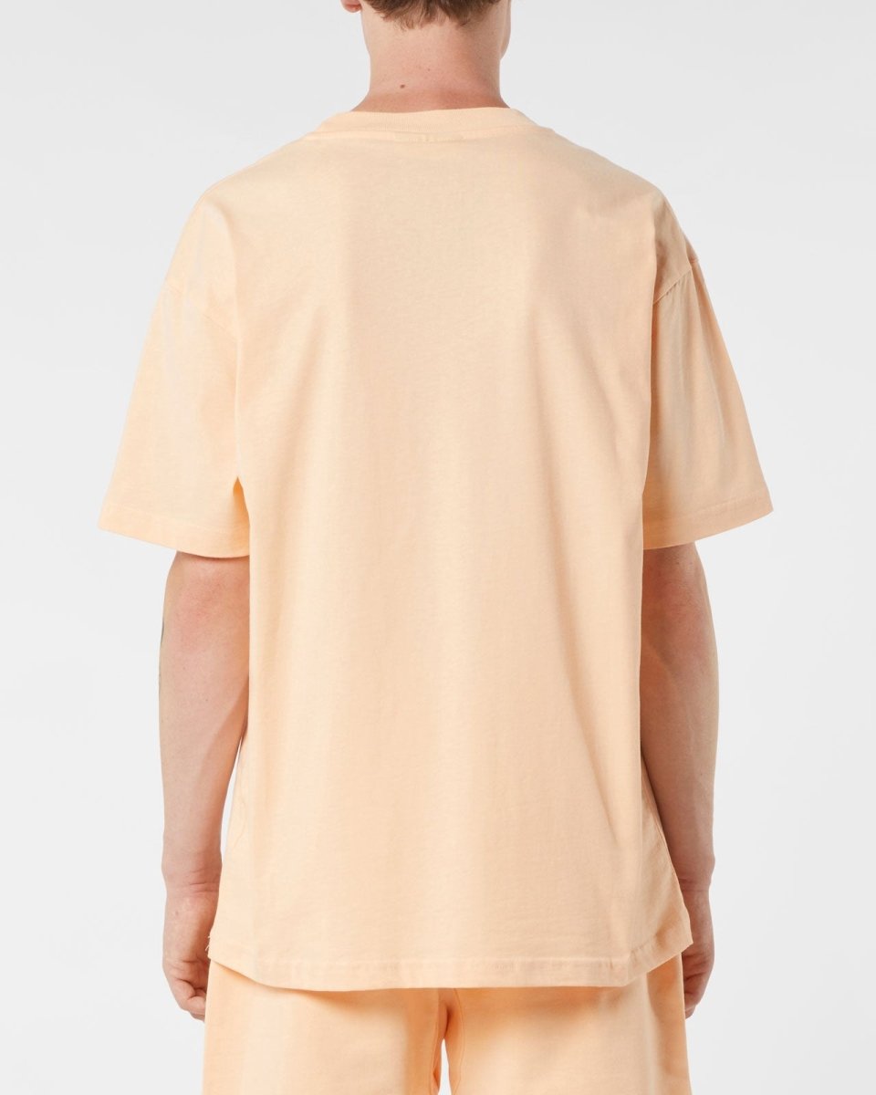 Vision Of Super PEACH T-SHIRT WITH EMBROIDERED FLAMING HEART Outlet