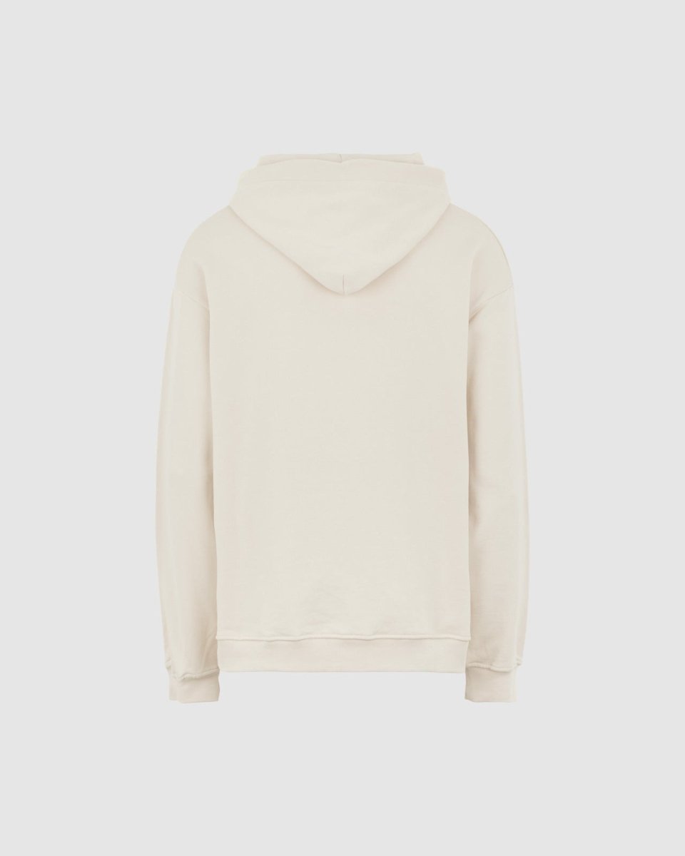Vision Of Super SAND HOODIE WITH EMBROIDERED FLAMING HEART Nuovo
