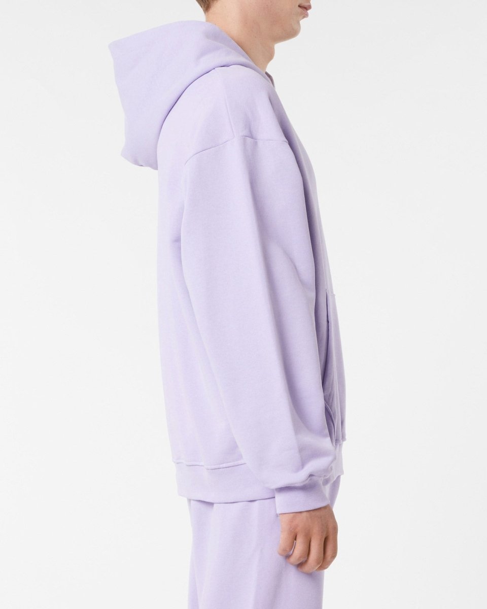 Vision Of Super LILAC HOODIE WITH EMBROIDERED FLAMING HEART Qualità Garantita