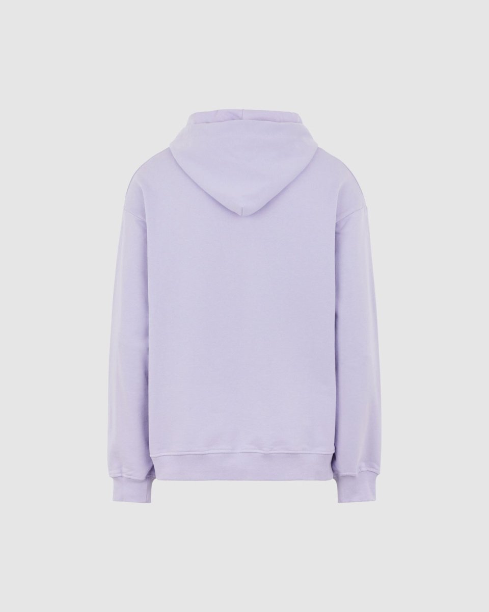 Vision Of Super LILAC HOODIE WITH EMBROIDERED FLAMING HEART Qualità Garantita