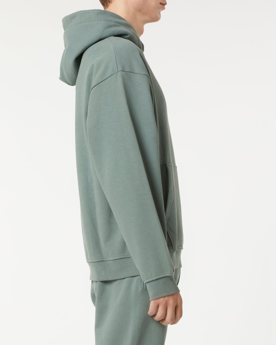 Vision Of Super BALSAM GREEN HOODIE WITH EMBROIDERED FLAMING HEART Acquista Ora