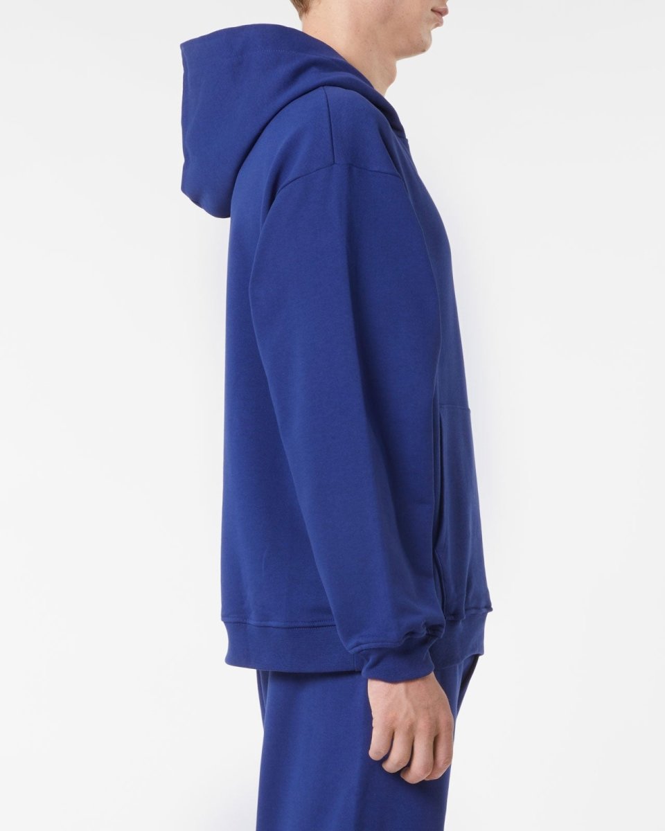 Vision Of Super BLUE HOODIE WITH EMBROIDERED FLAMING HEART Novità