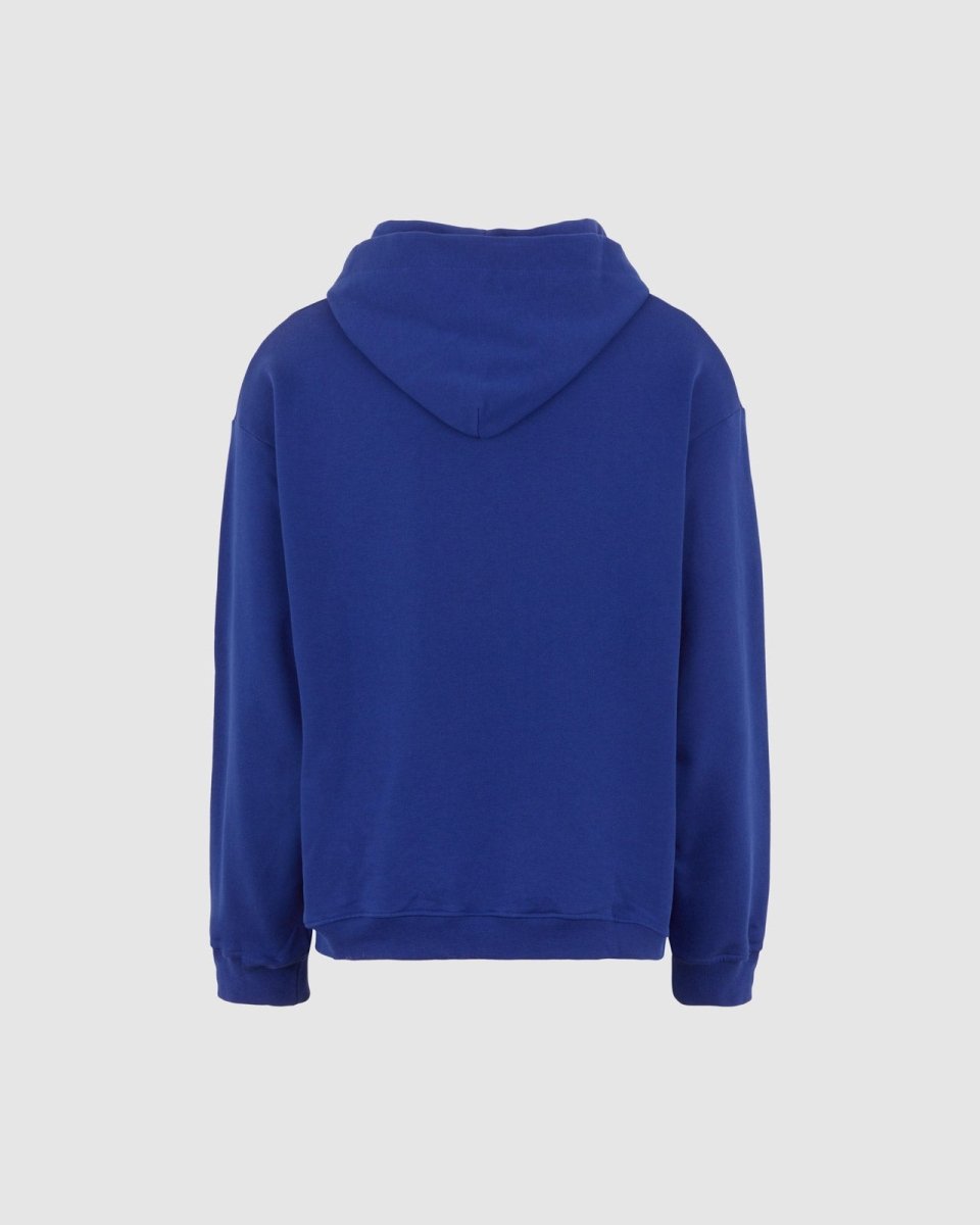 Vision Of Super BLUE HOODIE WITH EMBROIDERED FLAMING HEART Novità