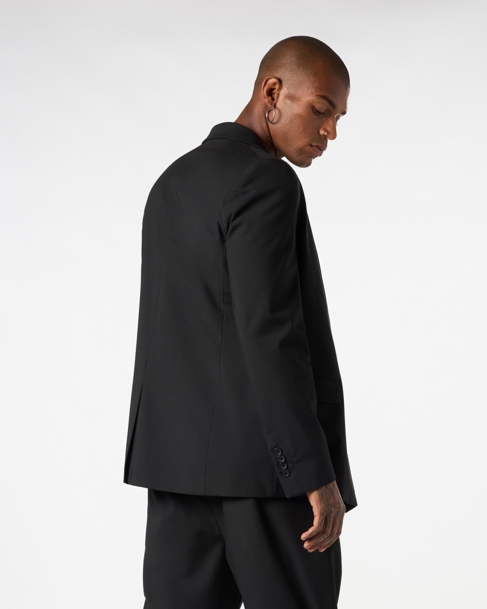 Vision Of Super BLACK BLAZER WITH INTERNAL FLAMES Economico