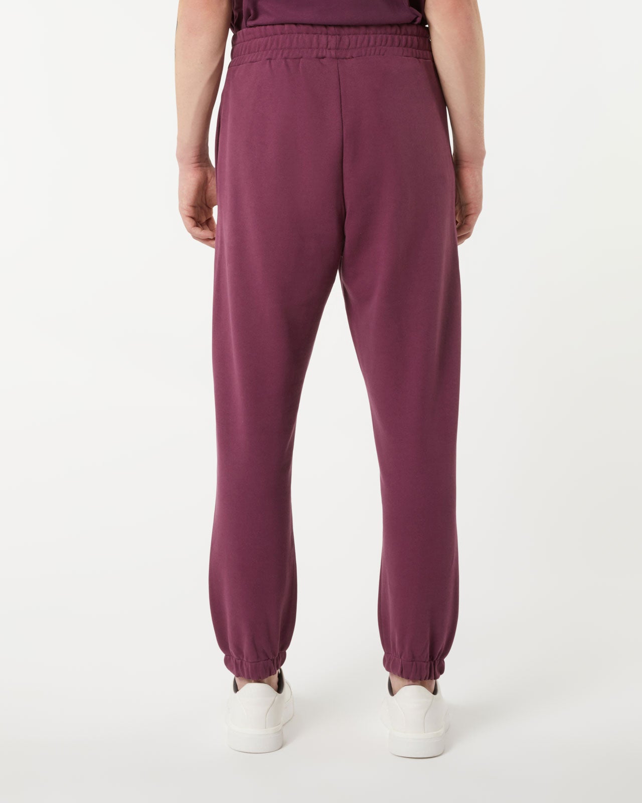 Vision Of Super GRAPE WINE PANTS WITH EMBROIDERED FLAMING HEART Nuova