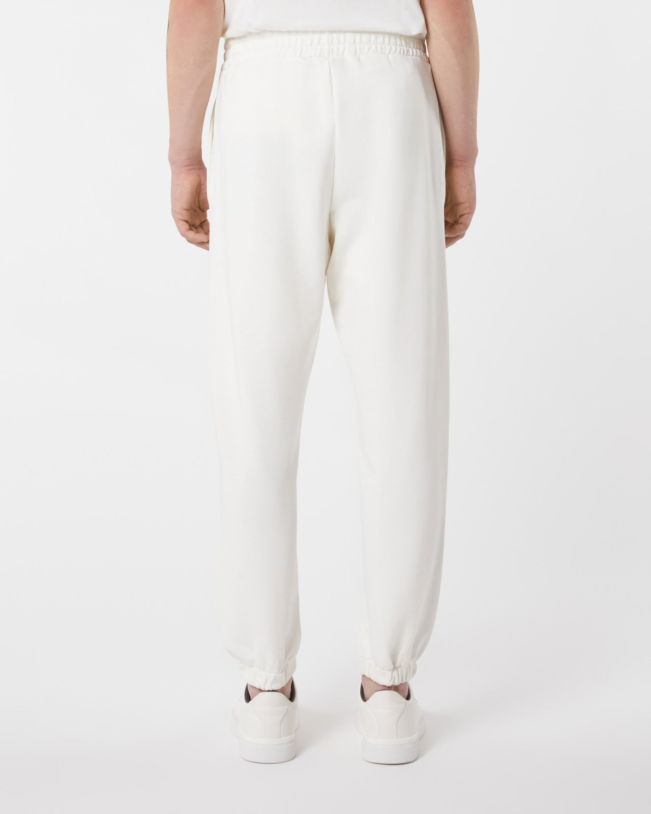 Vision Of Super OFF WHITE PANTS WITH EMBROIDERED FLAMING HEART Italy