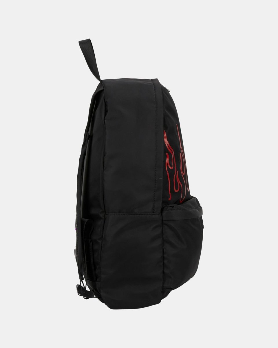 Vision Of Super RED BRICK FLAMES BLACK BACKPACK Spedizione Gratuita