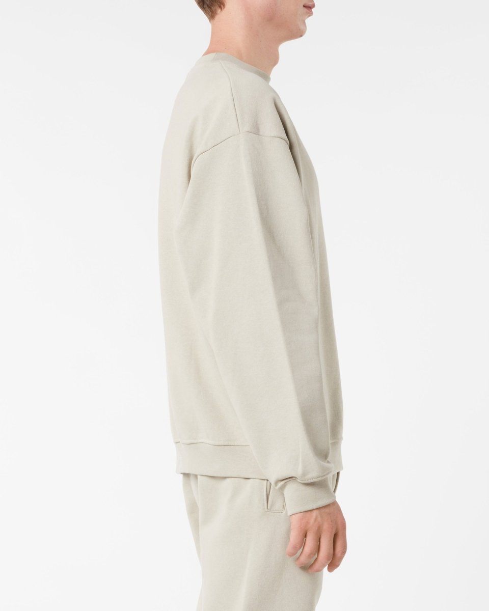 Vision Of Super LONDON FOG CREWNECK WITH EMBROIDERED FLAMING HEART Consegna Veloce