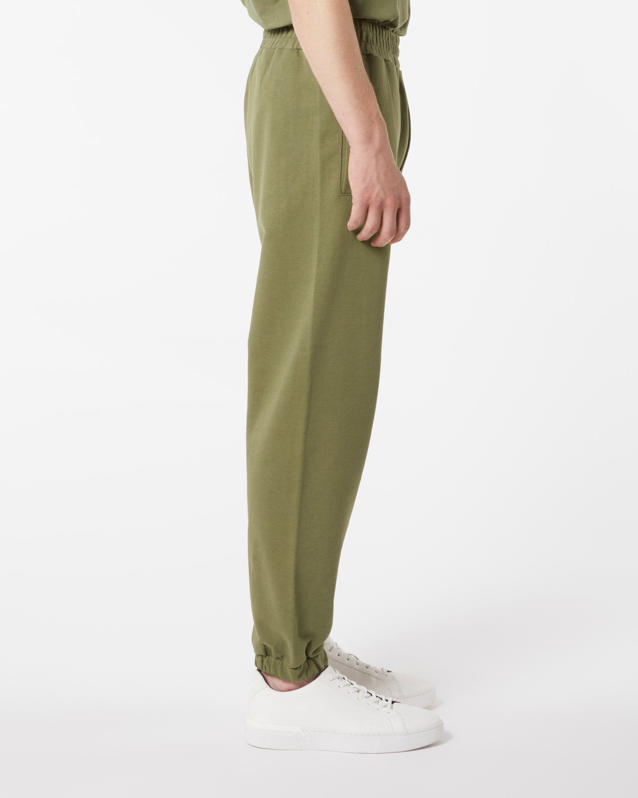 Vision Of Super GREEN PANTS WITH EMBROIDERED FLAMING HEART Affare Del Giorno