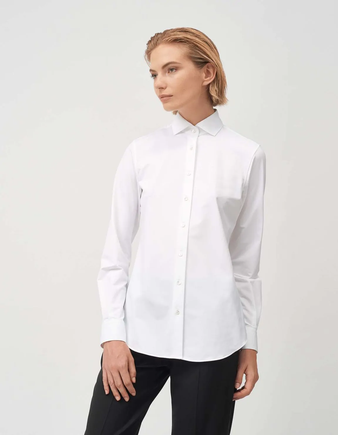 Xacus Camicia Bianco Active Tinta Unita