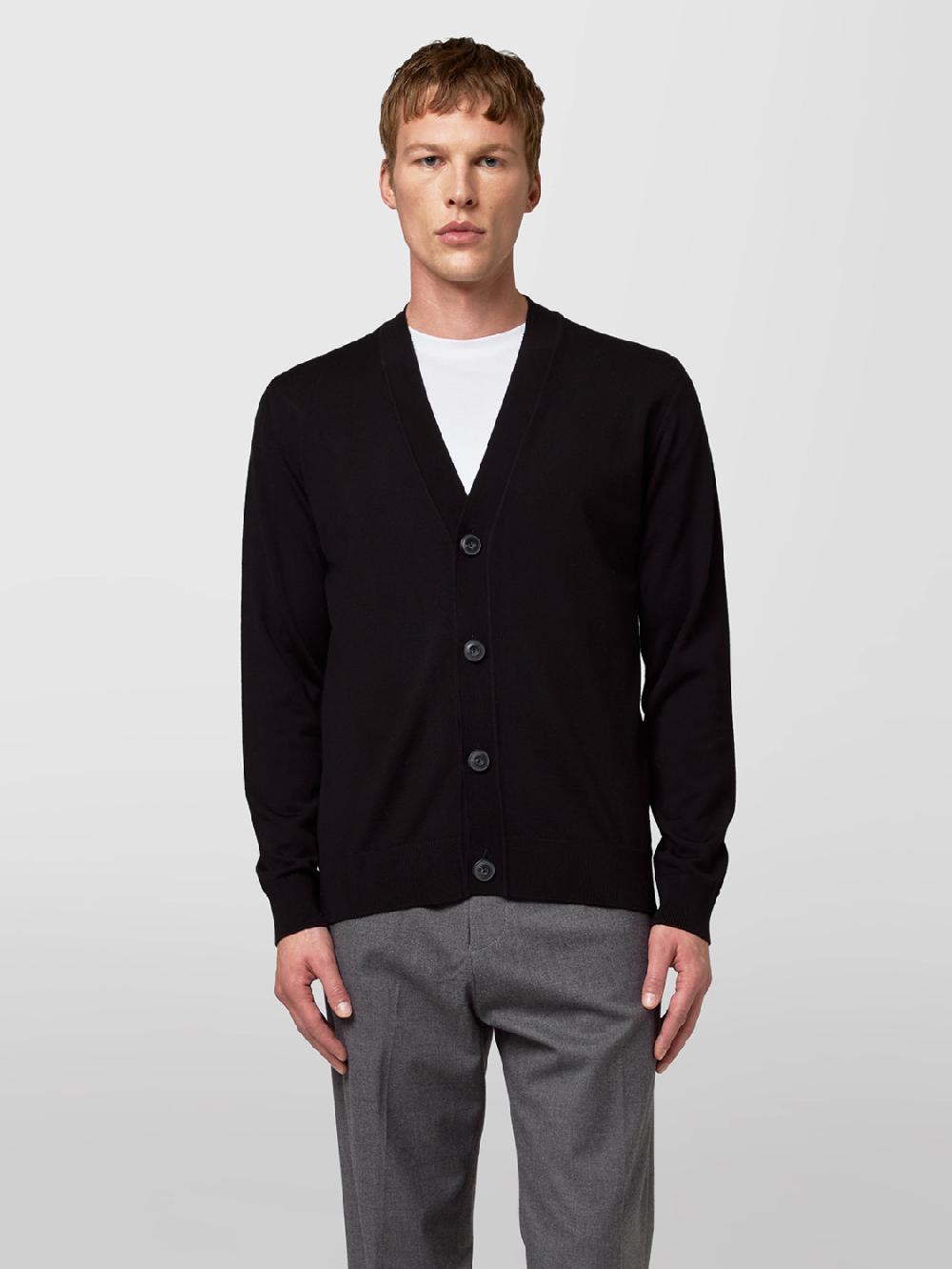 Alpha studio CARDIGAN TOPPE IN MERINOS Novità