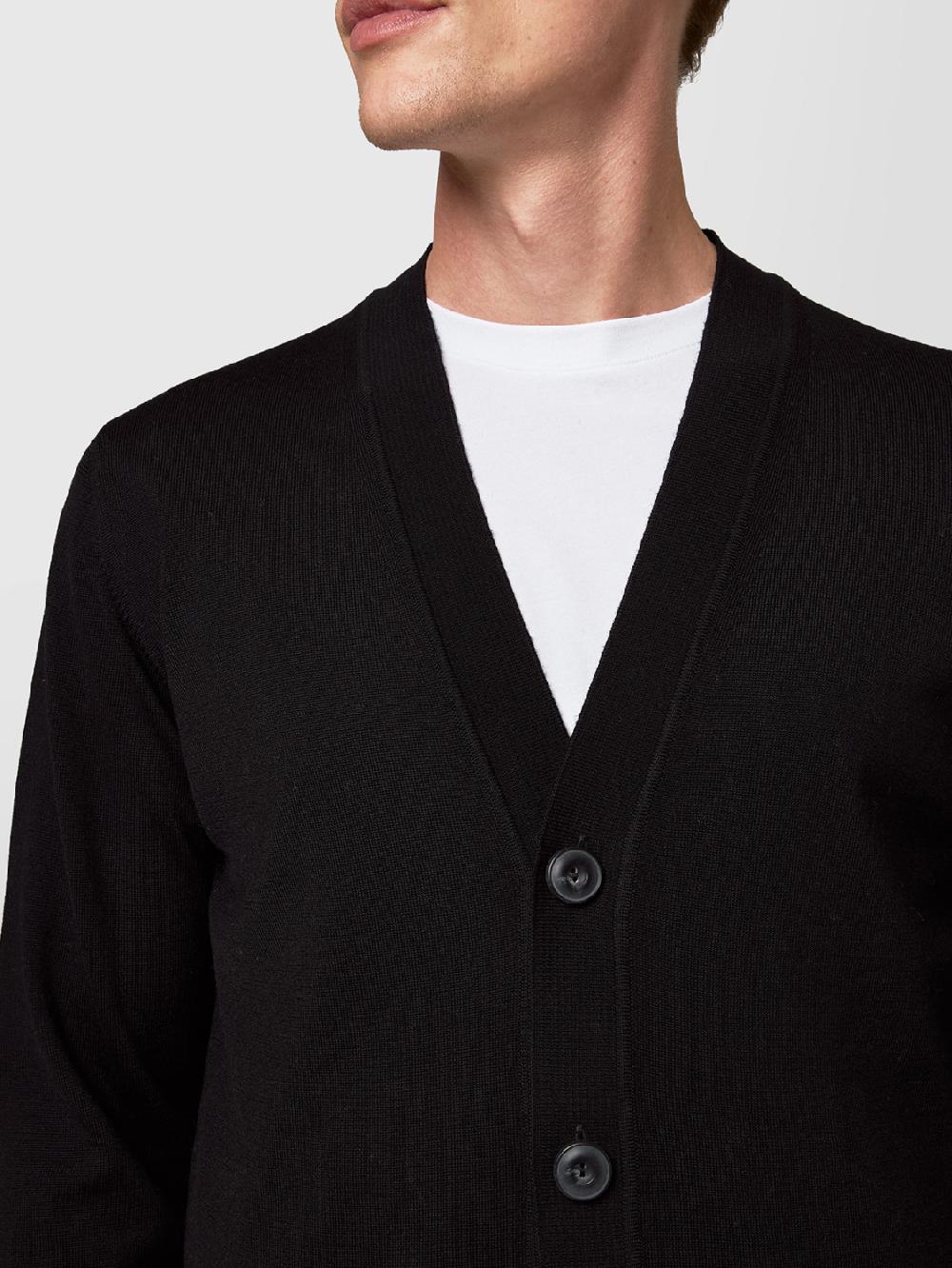Alpha studio CARDIGAN TOPPE IN MERINOS Novità