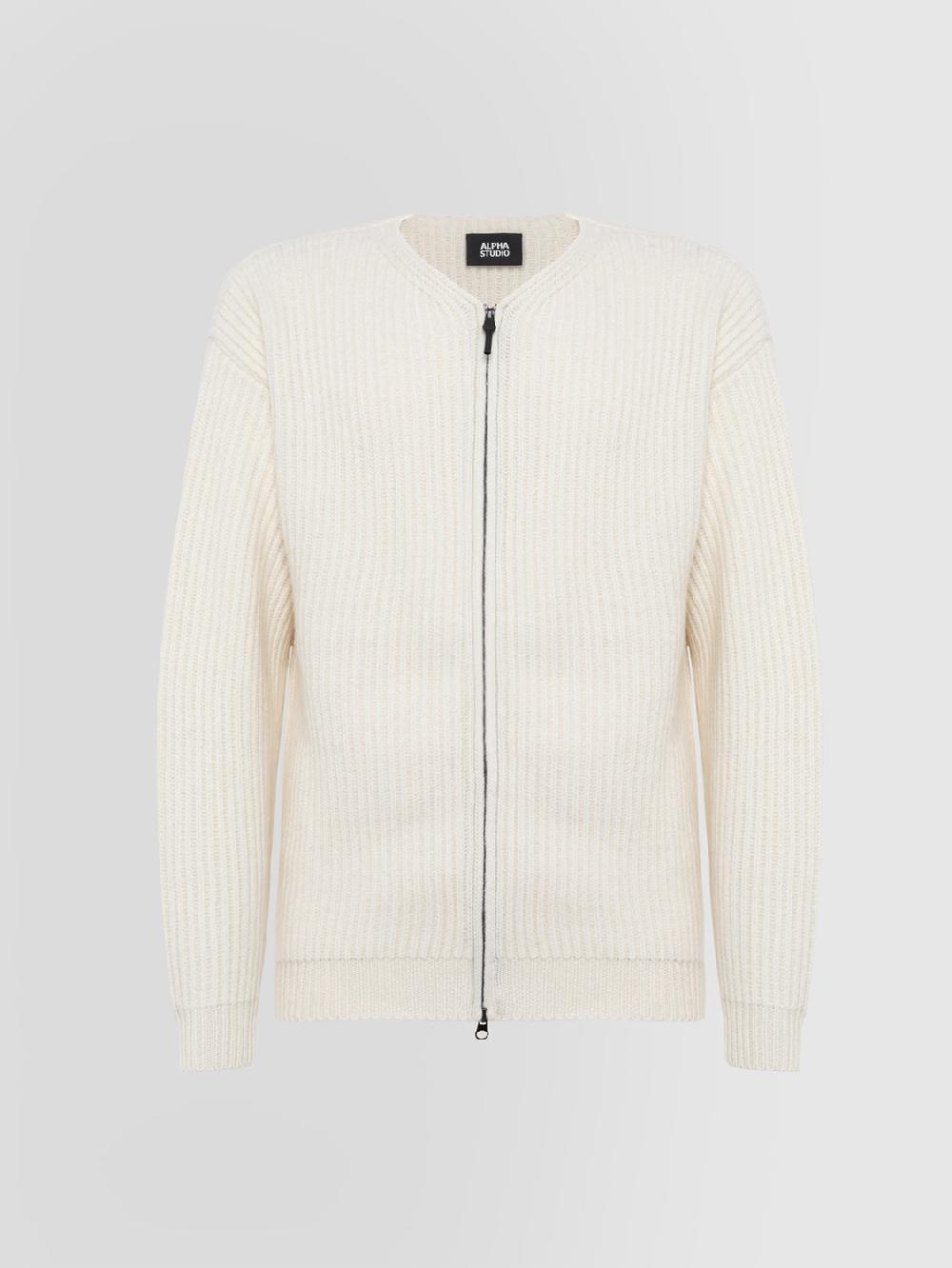 Alpha studio BLOUSON COSTA INGLESE IN LANA E CASHMERE