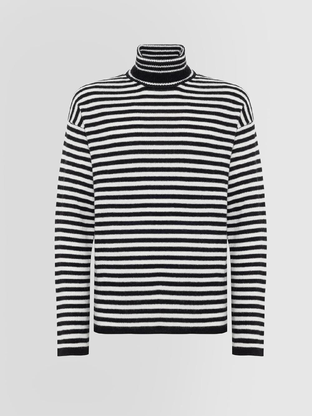 Alpha studio LUPETTO RIGATO IN LANA E CASHMERE