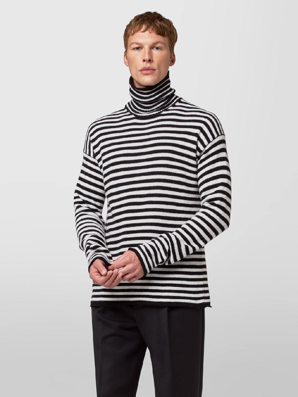 Alpha studio LUPETTO RIGATO IN LANA E CASHMERE Promozione Limitata