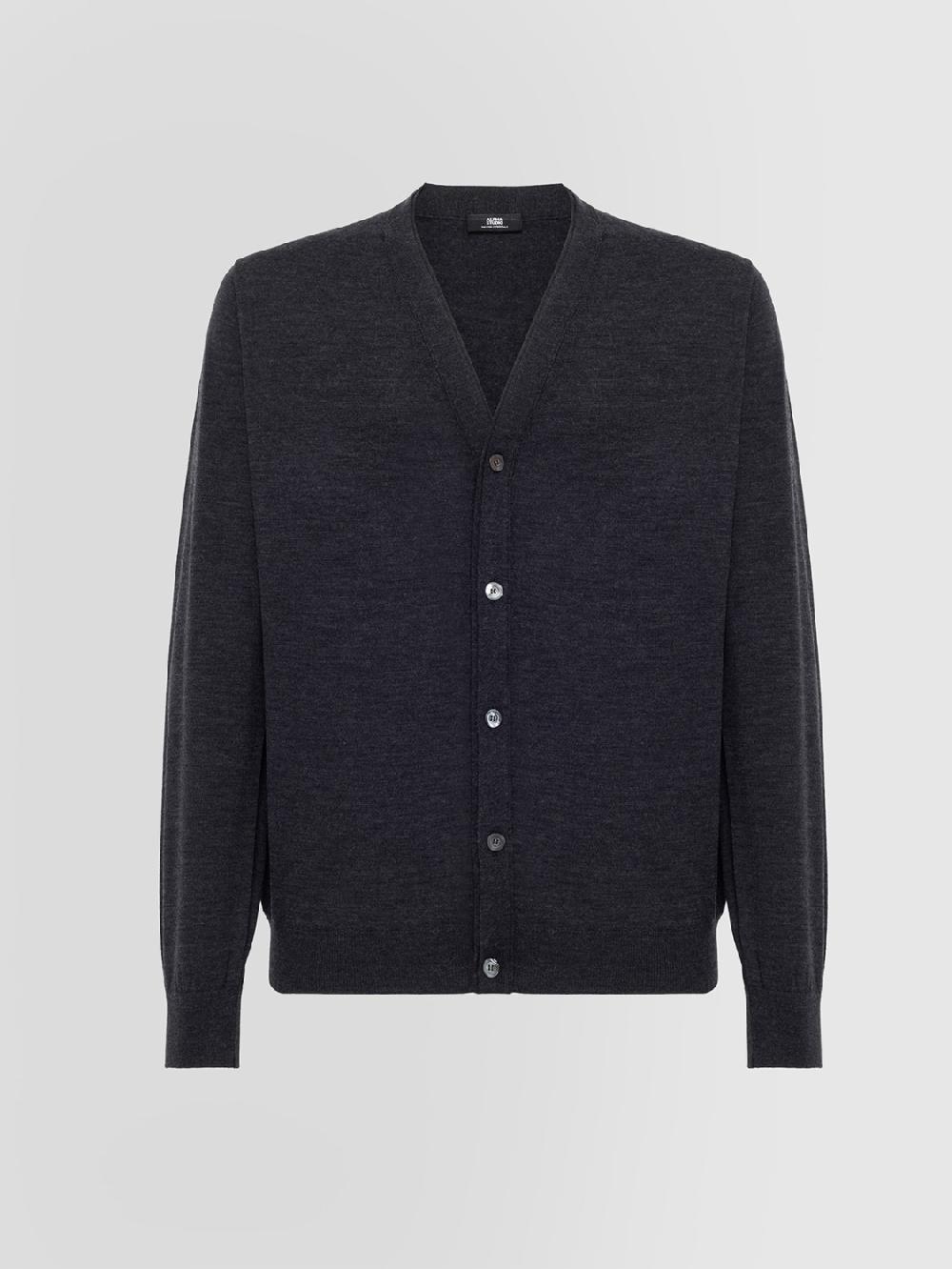 Alpha studio CARDIGAN IN MERINOS ULTRAFINE