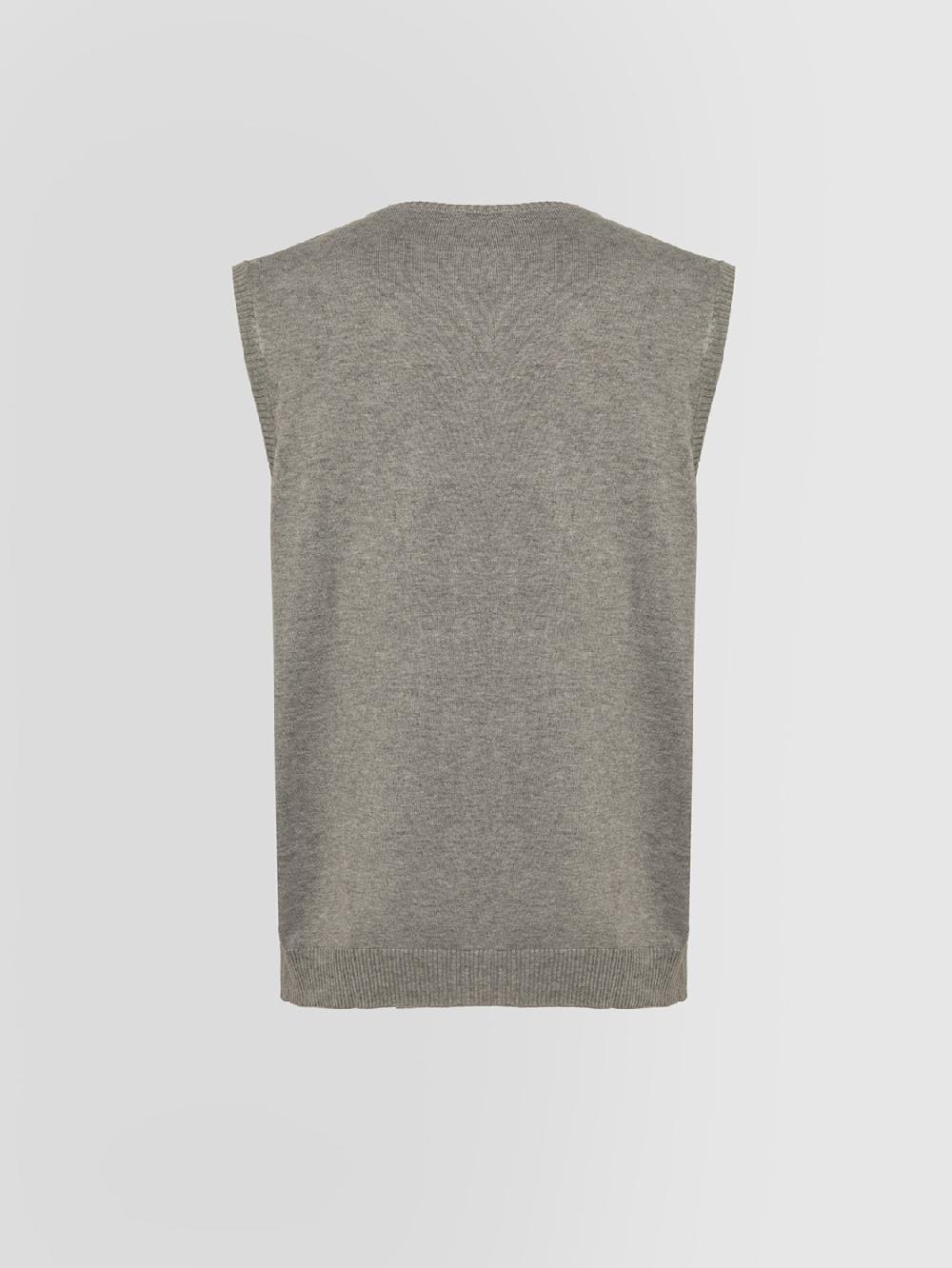 Alpha studio GILET IN VISCOSA Outlet