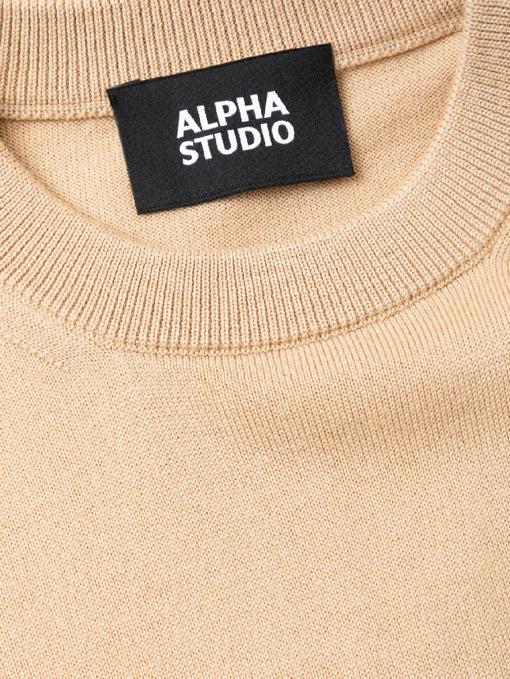 Alpha studio GIRO PONCHO RASATO S/M In Saldo