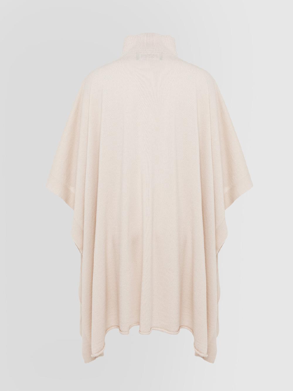 Alpha studio LUPETTO ZIP PONCHO RASATO 2025