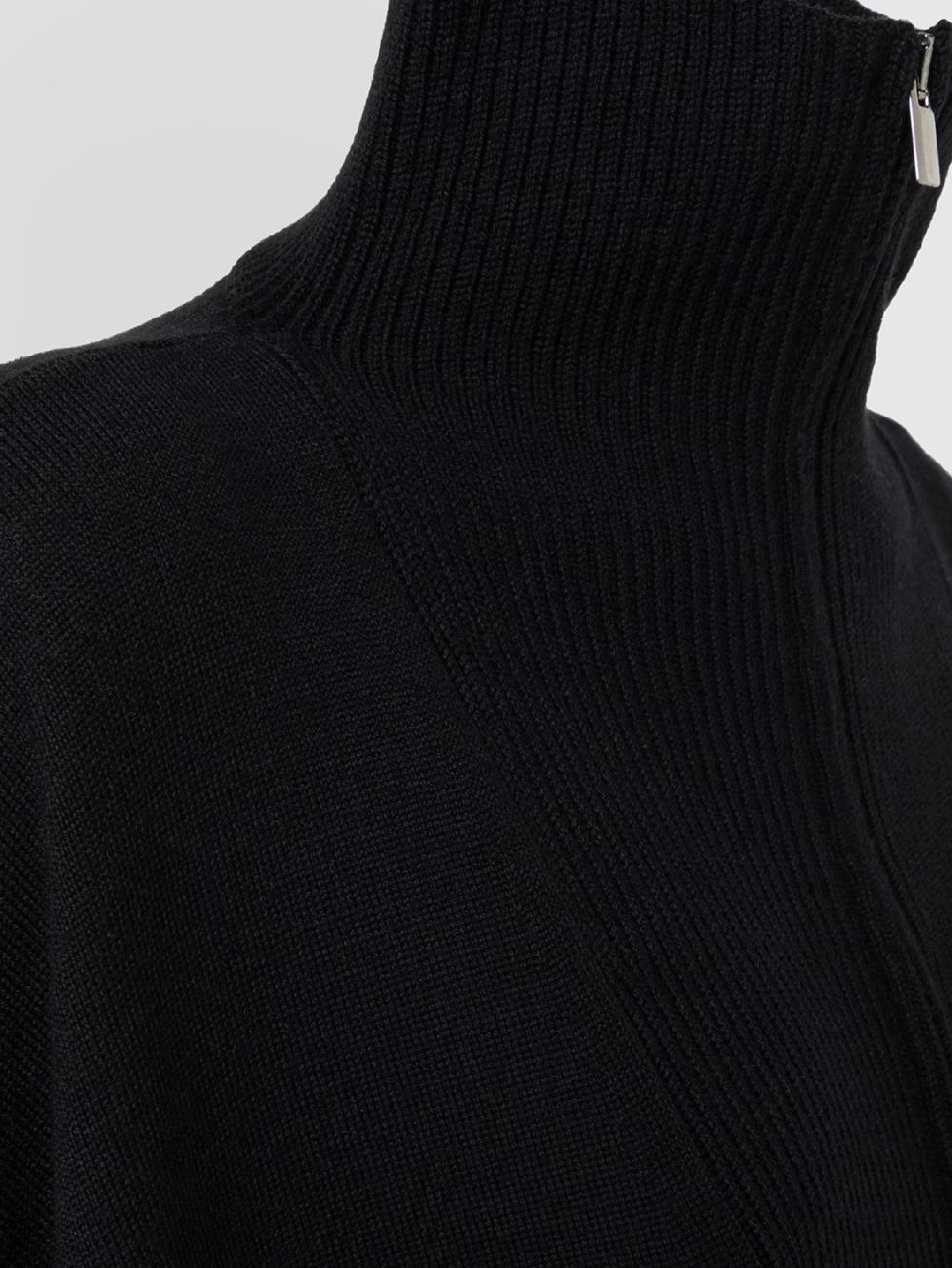 Alpha studio LUPETTO ZIP PONCHO RASATO Italia
