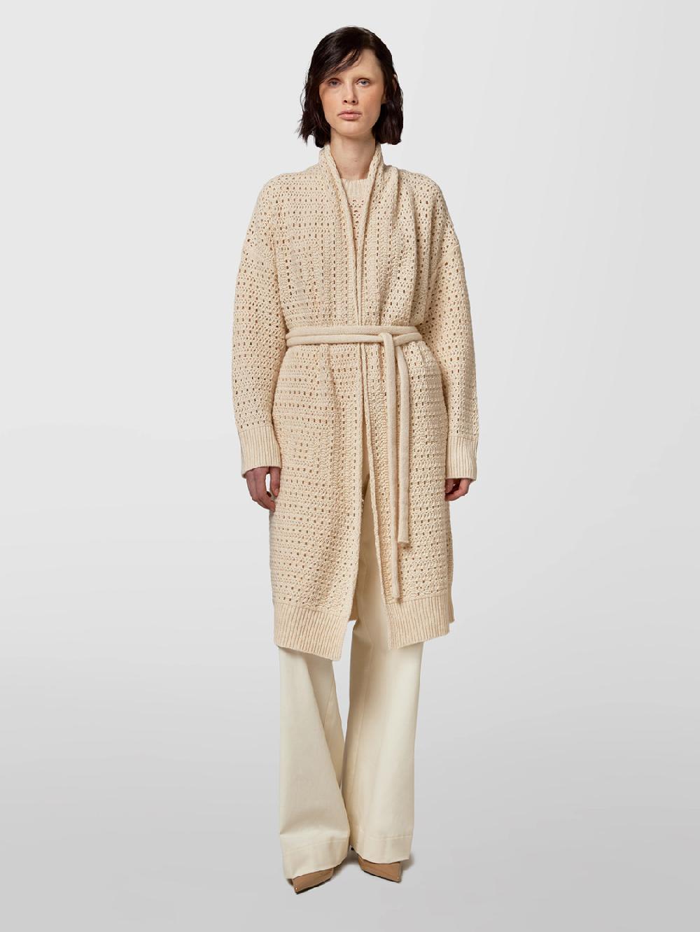 Alpha studio MAXI CARDIGAN PUNTO MAGLIA In Linea