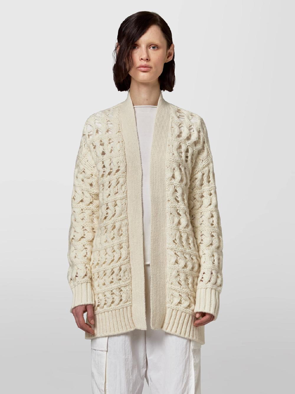Alpha studio CARDIGAN PUNTO MAGLIA TRAFORATO Fino Al -60%
