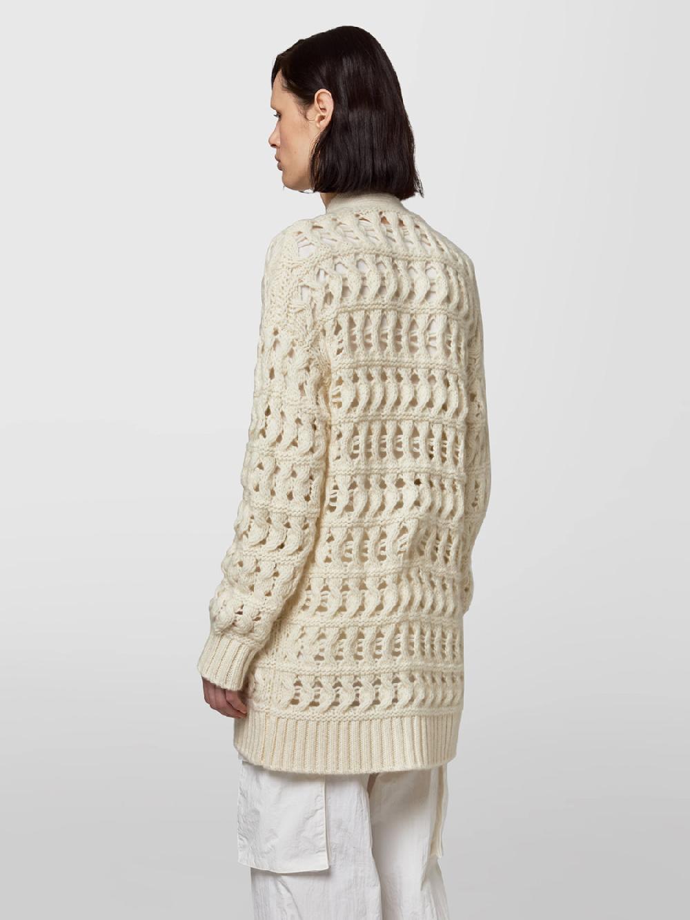 Alpha studio CARDIGAN PUNTO MAGLIA TRAFORATO Fino Al -60%