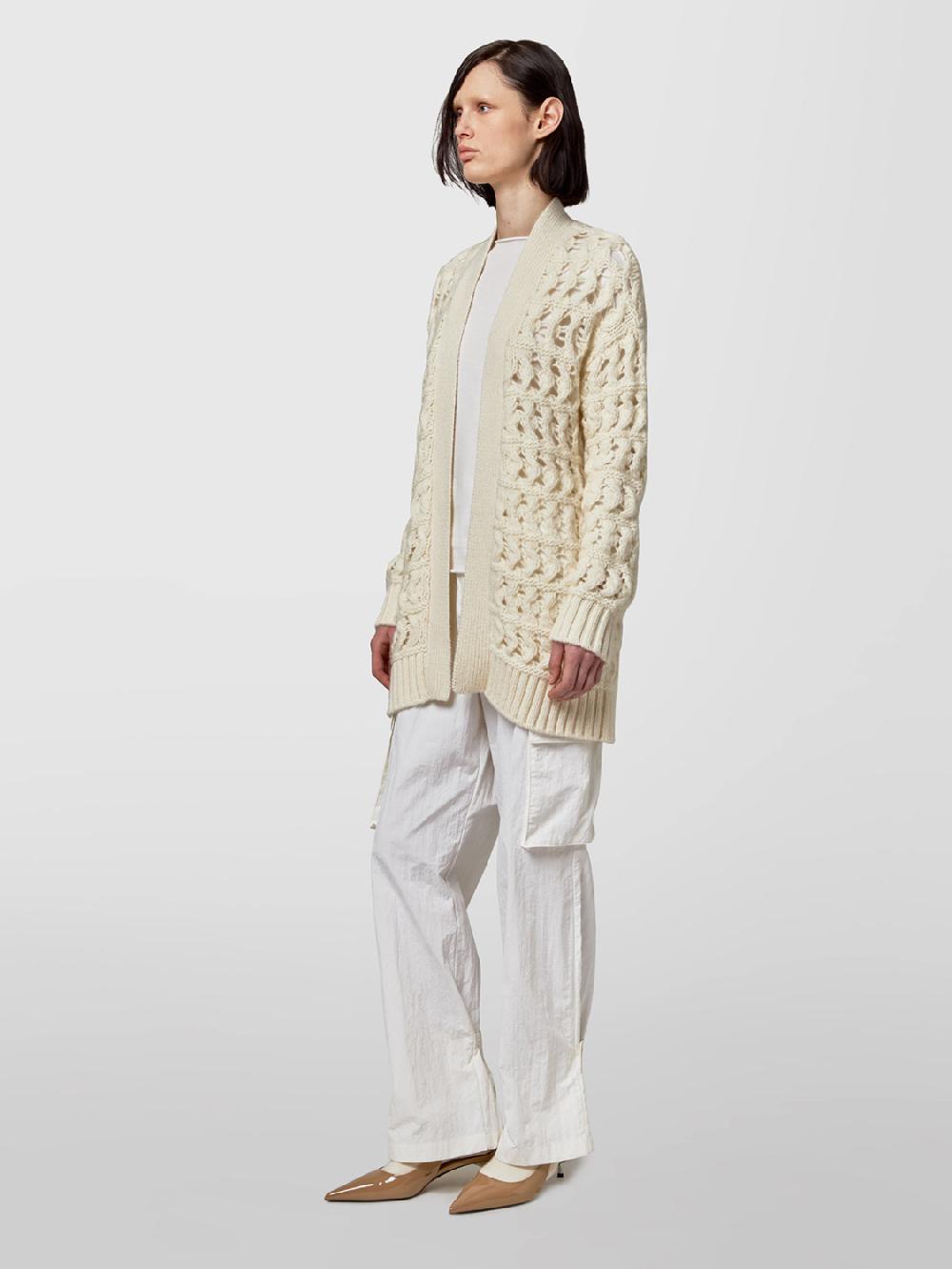 Alpha studio CARDIGAN PUNTO MAGLIA TRAFORATO Fino Al -60%
