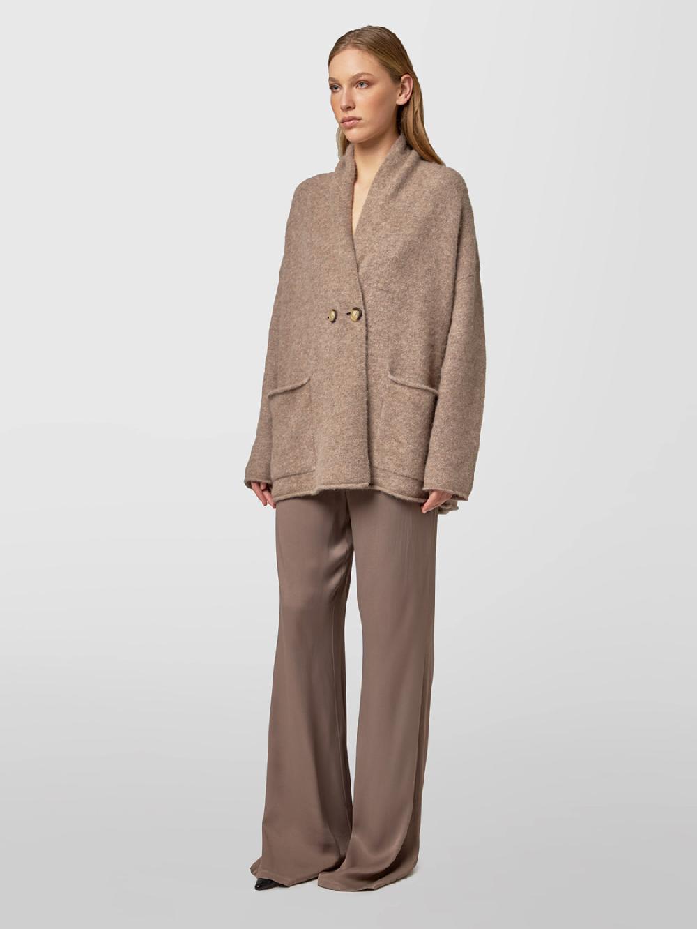 Alpha studio CARDIGAN DOPPIOPETTO RASATO BRUSHED Shopping Online