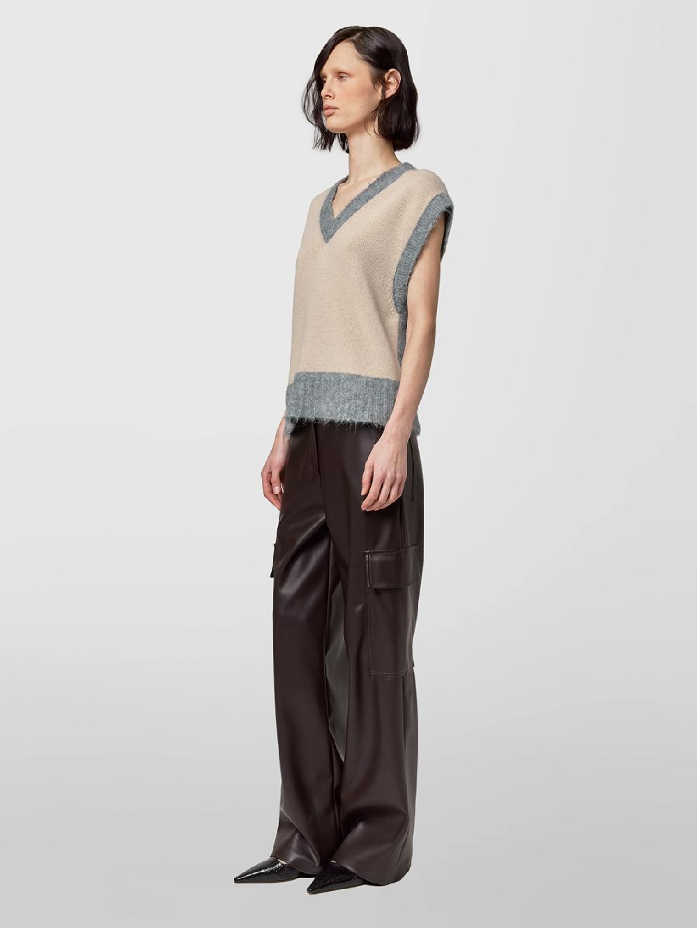 Alpha studio SCOLLO V S/M RASATO BI-MATERIALE Saldi Di Fabbrica